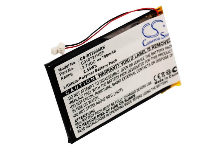 3.7V, 700mAh, Li-Polymer Battery fits Rapoo, 2900 Touch, 2.59Wh