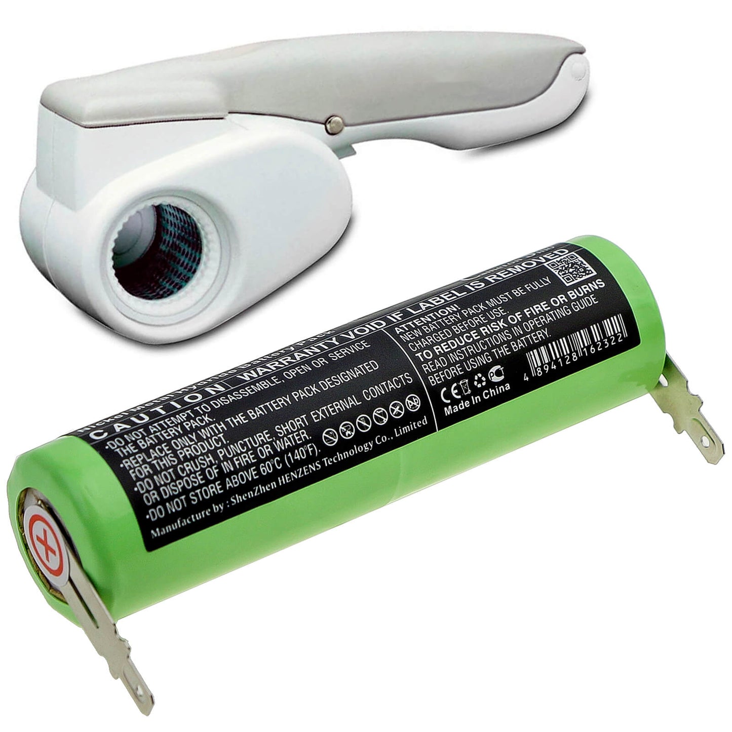 2.4V, 2200mAh, Ni-MH Battery fits Kenwood, Fg-100, Fg150, 5.28Wh