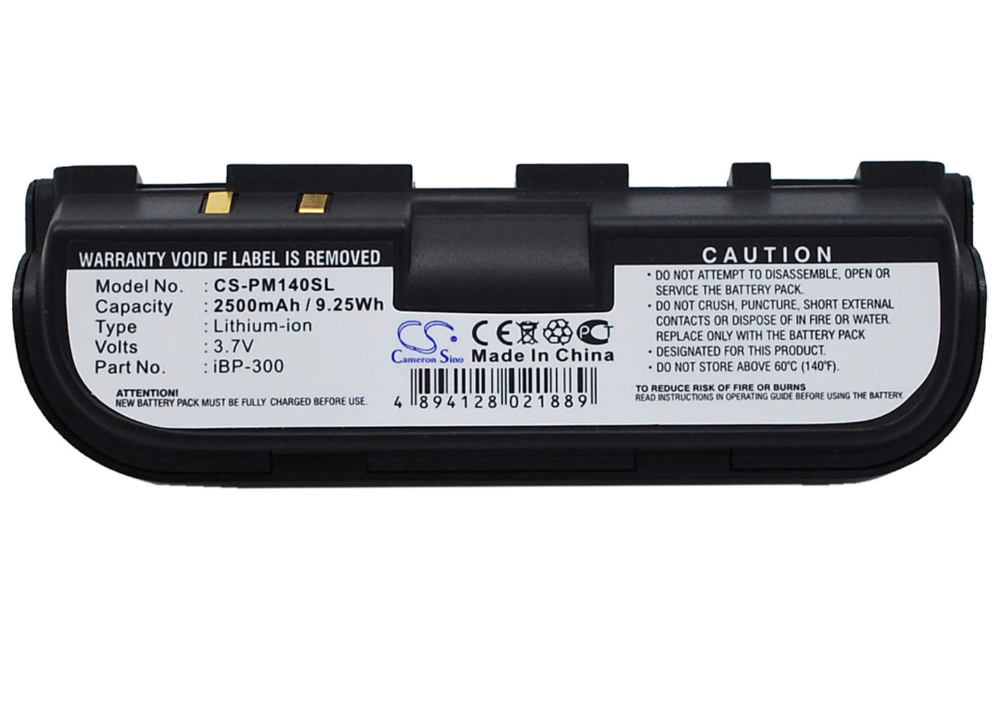 3.7V, 2500mAh, Li-ion Battery fits Iriver, Pmc-100, Pmc-120, 9.25Wh