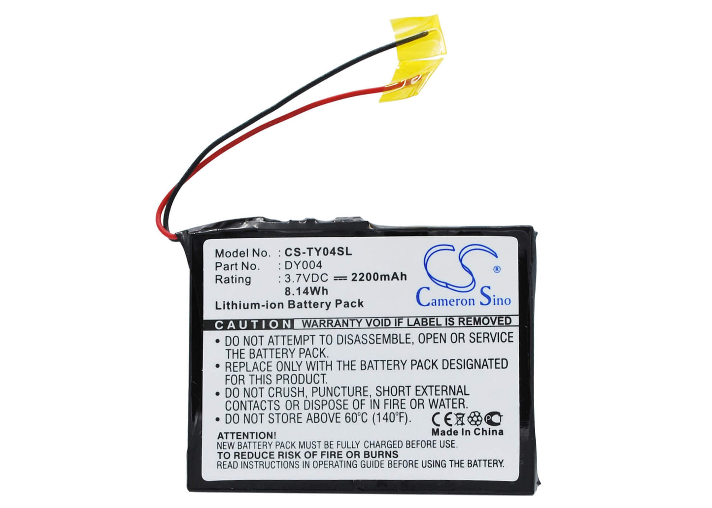 3.7V, 2200mAh, Li-ion Battery fits Rio, Karma 20gb, 8.14Wh