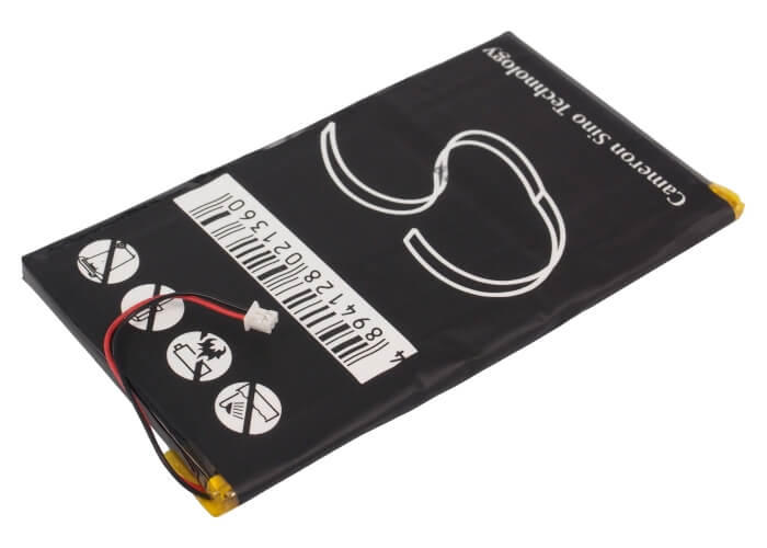 3.7V, 3600mAh, Li-Polymer Battery fits Cowon, Pmp A2 20gb, Pmp A2 30gb, 13.32Wh