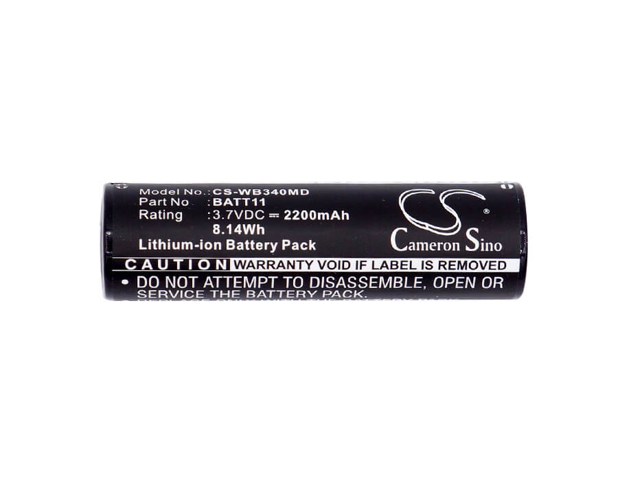 3.7V, 2200mAh, Li-ion Battery fits Welch-allyn, Connex Probp 3400, Connex Probp 3400 Pro Bp, 8.14Wh