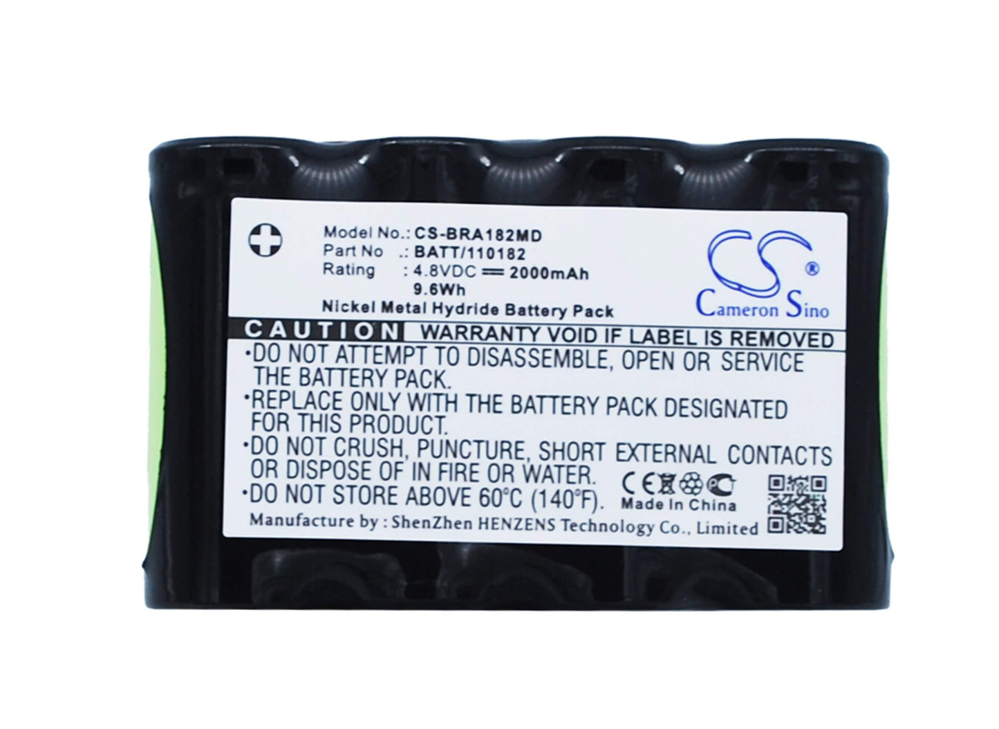 8.4V, 2000mAh, Ni-MH Battery fits B.braun, Infusoport, 16.8Wh