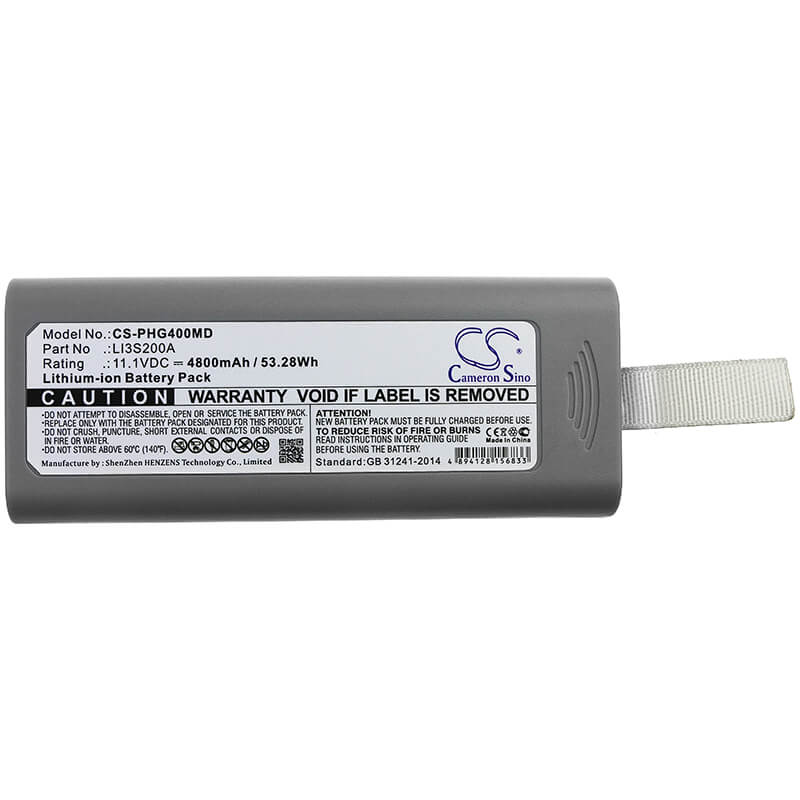 11.1V, 4800mAh, Li-ion Battery fits Philips, G40, G40e, 53.28Wh