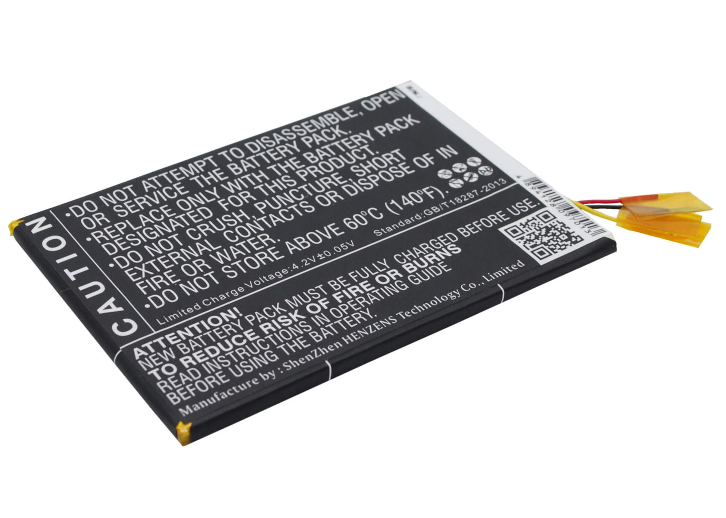 3.7V, 3000mAh, Li-Polymer Battery fits Blu, D650, D650a, 11.1Wh
