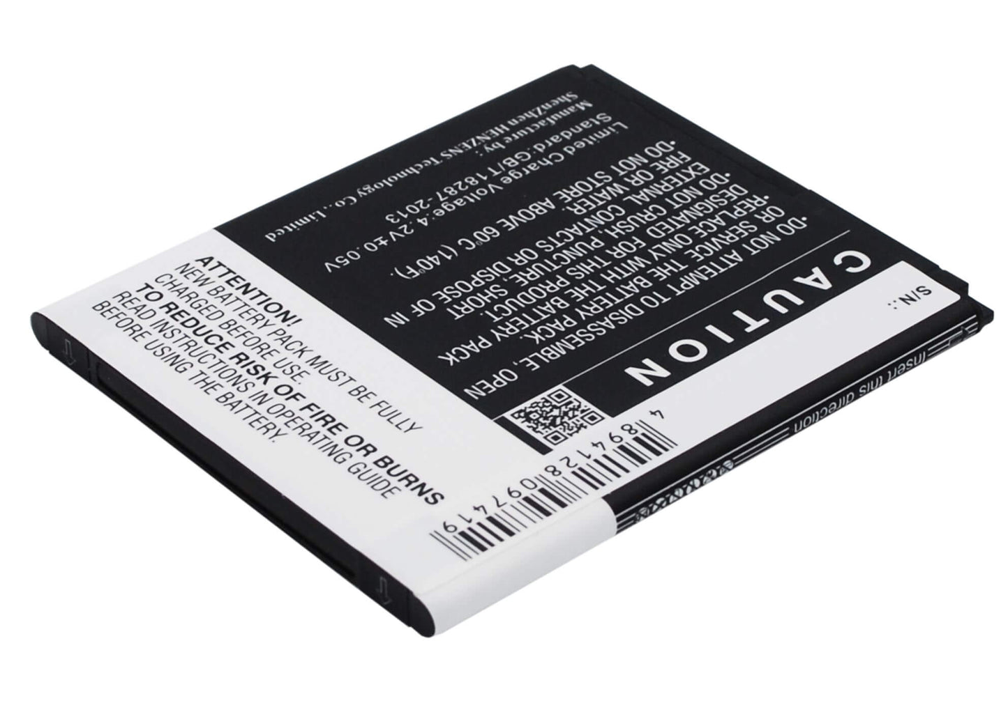 3.7V, 2000mAh, Li-ion Battery fits Explay, 4game, 7.4Wh