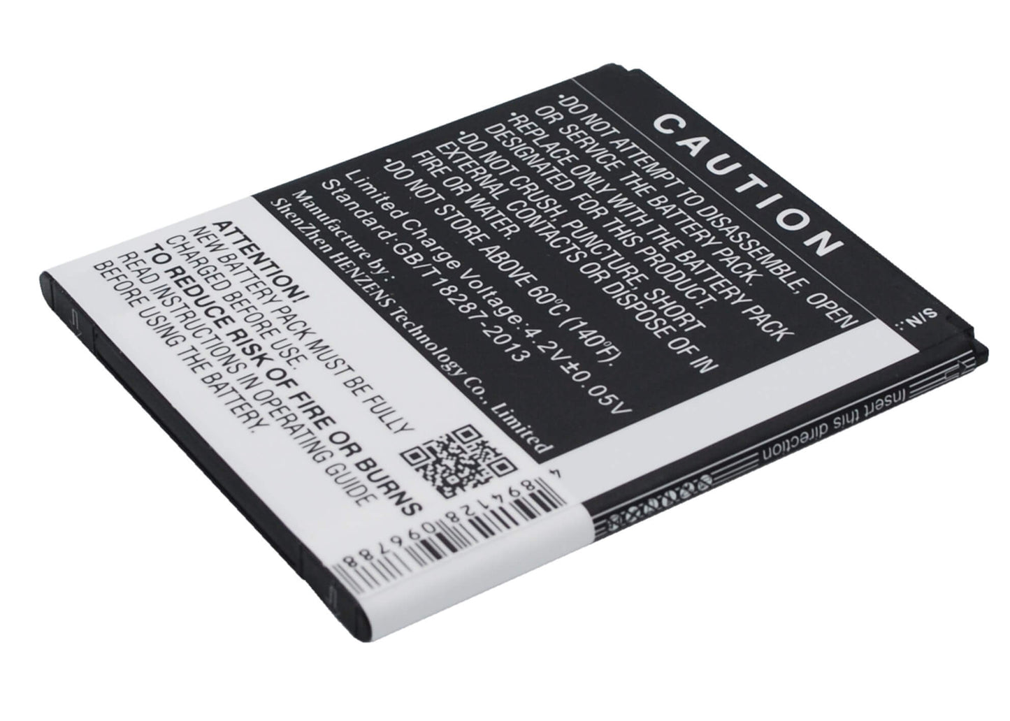 3.7V, 2000mAh, Li-ion Battery fits Wiko, Bloom, M172, 7.4Wh