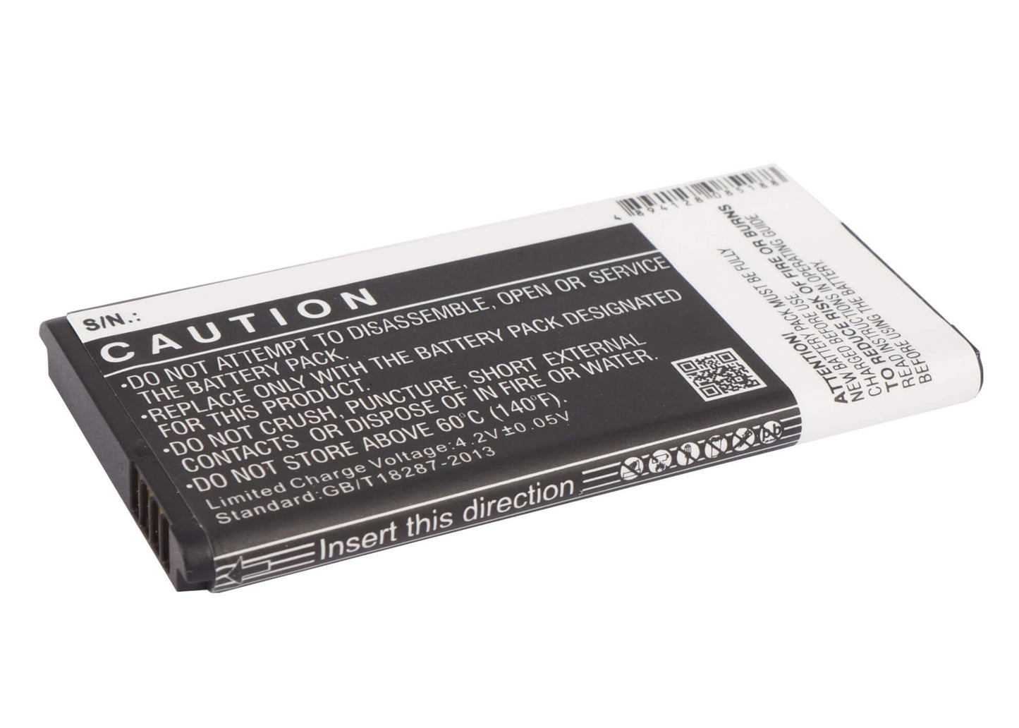 3.7V, 1500mAh, Li-ion Battery fits Nokia, A110, Normandy, 5.55Wh