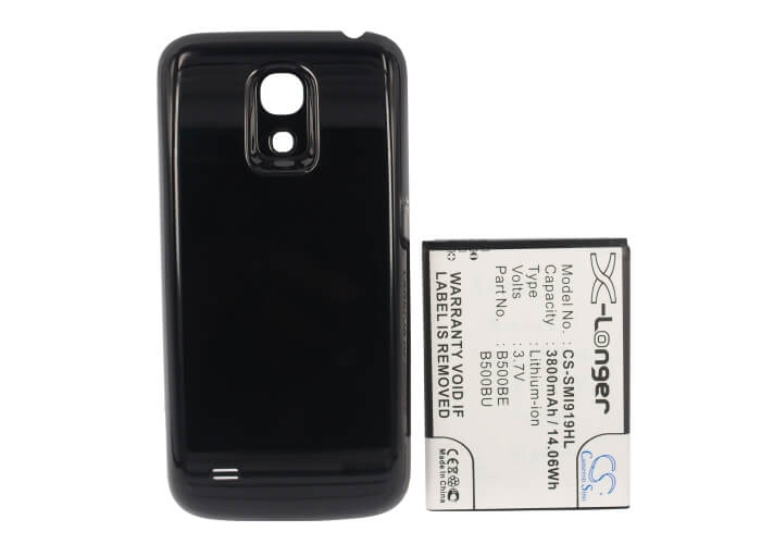 3.8V, 3800mAh, Li-ion Battery fits Samsung, Galaxy S4 Mini, Galaxy S4 Mini Lte, 14.44Wh