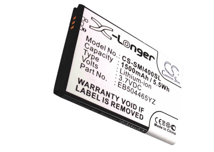 3.7V, 1500mAh, Li-ion Battery fits Samsung, 4g Lte Mobile Hotspot, Droid Charge I510, 5.55Wh