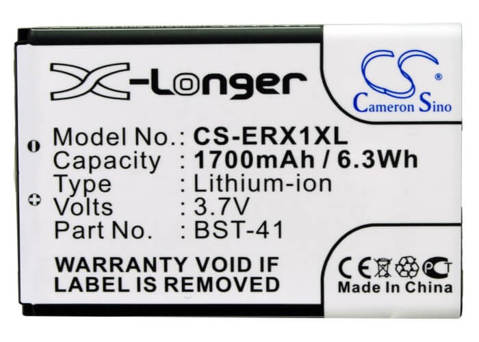 3.7V, 1700mAh, Li-ion Battery fits Sony, Mt25, Mt25a, 6.29Wh