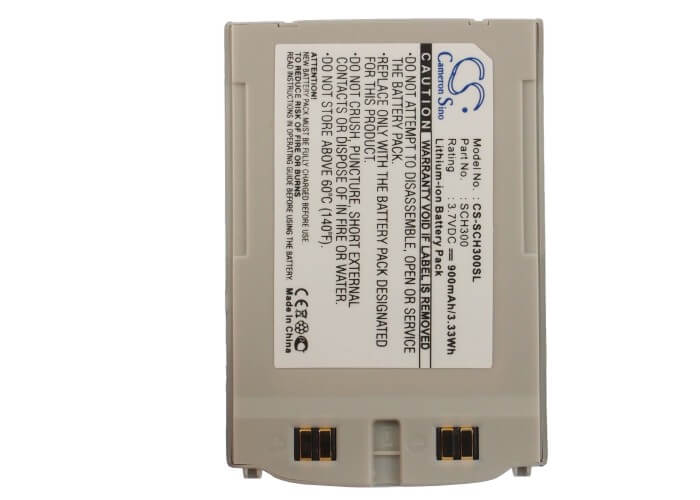 3.7V, 900mAh, Li-ion Battery fits Samsung, Sch-e300, Sch-e310, 3.33Wh