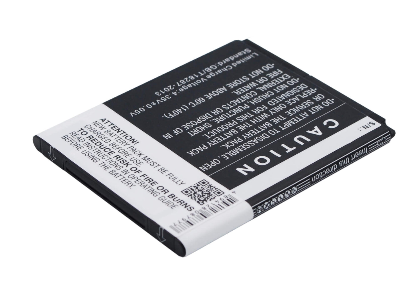 3.8V, 1500mAh, Li-ion Battery fits Zte, Blade Q Mini, Ntzez667g3p4p, 5.7Wh
