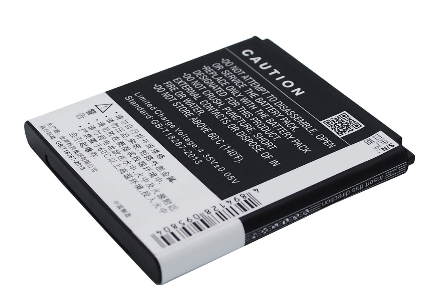 3.8V, 2500mAh, Li-ion Battery fits Gionee, Gn170, 9.5Wh
