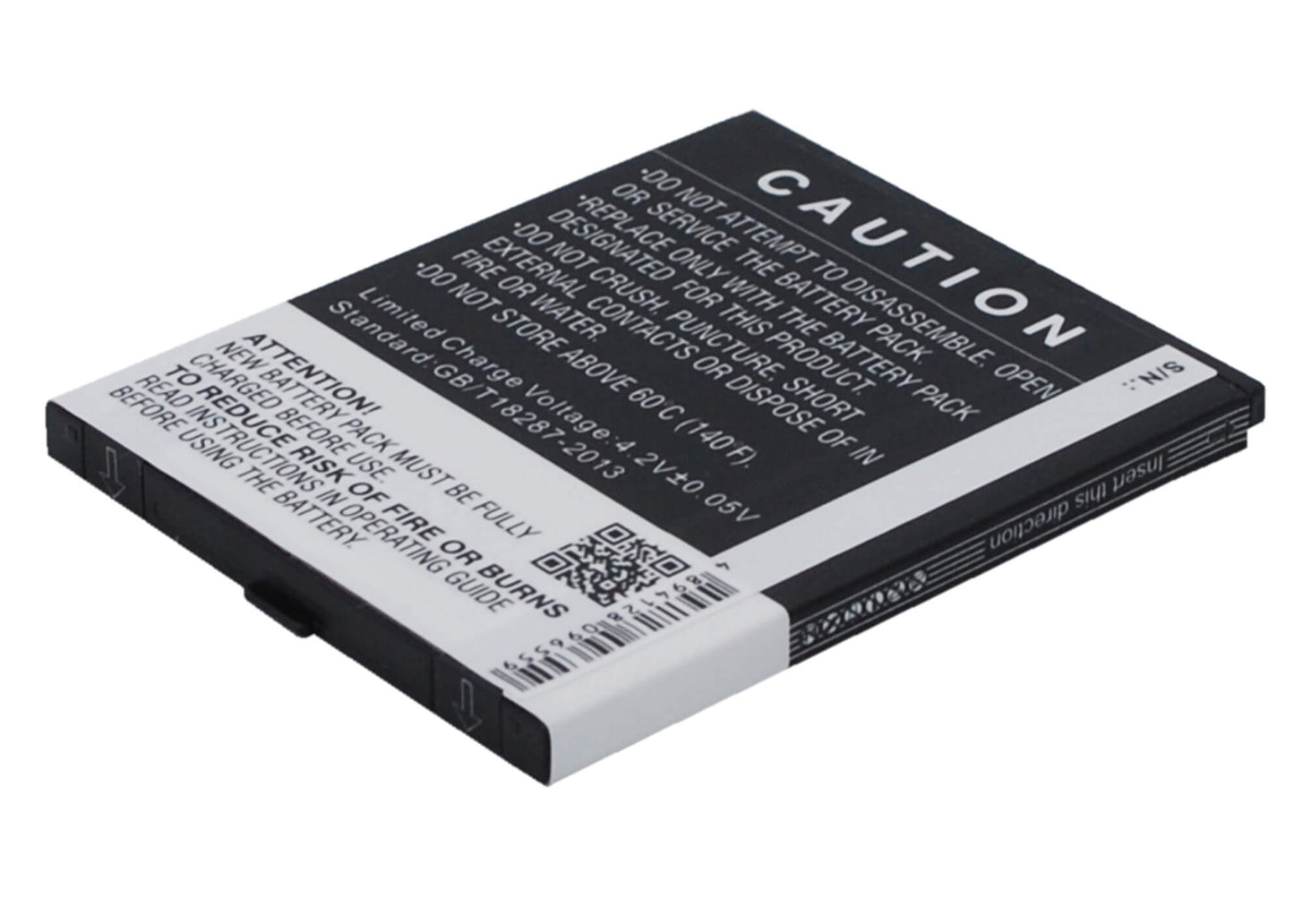 3.7V, 1300mAh, Li-ion Battery fits Phicomm, Fws610, Fws810, 4.81Wh