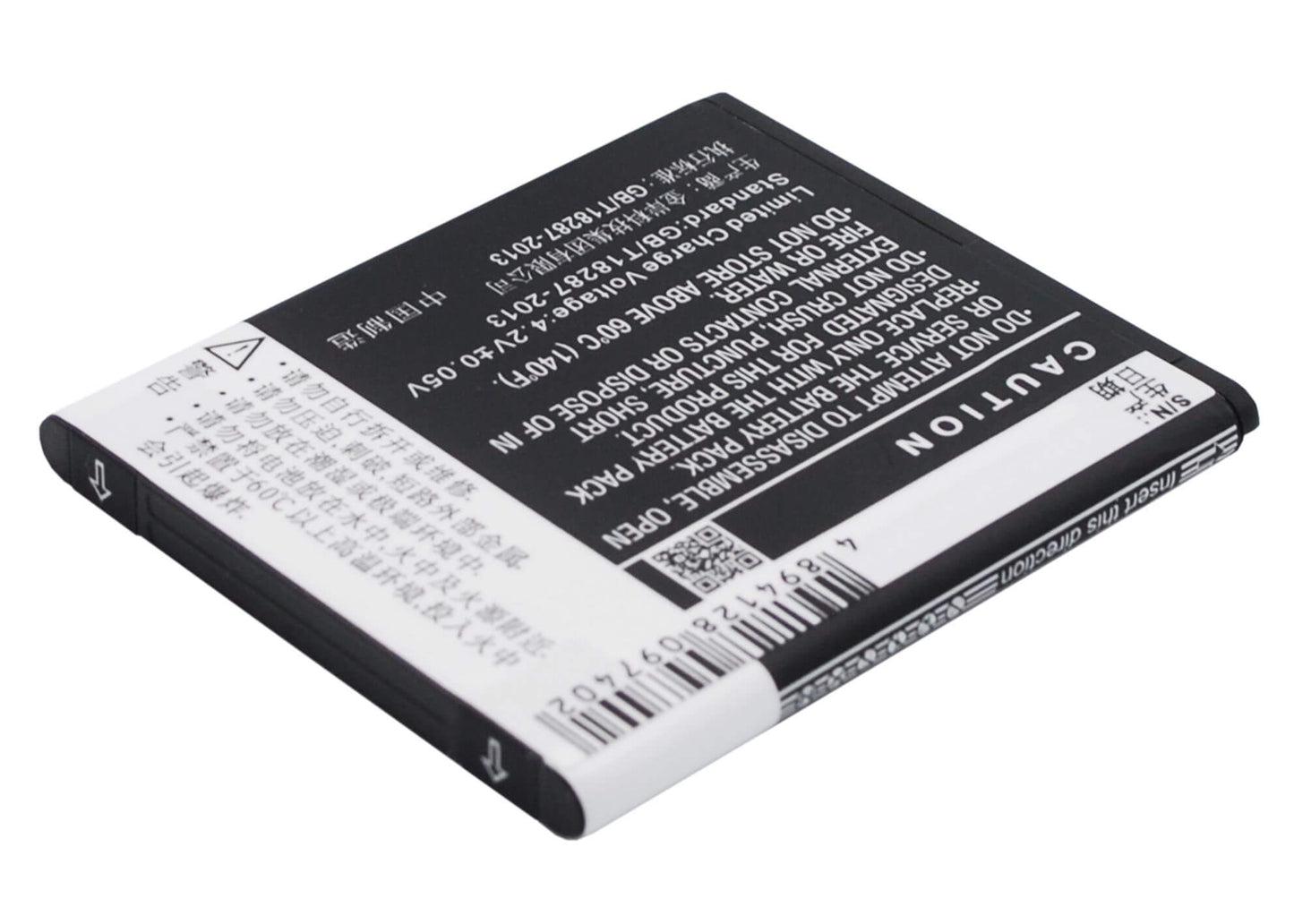 3.7V, 1600mAh, Li-ion Battery fits Tcl, J600t, J630t, 5.92Wh
