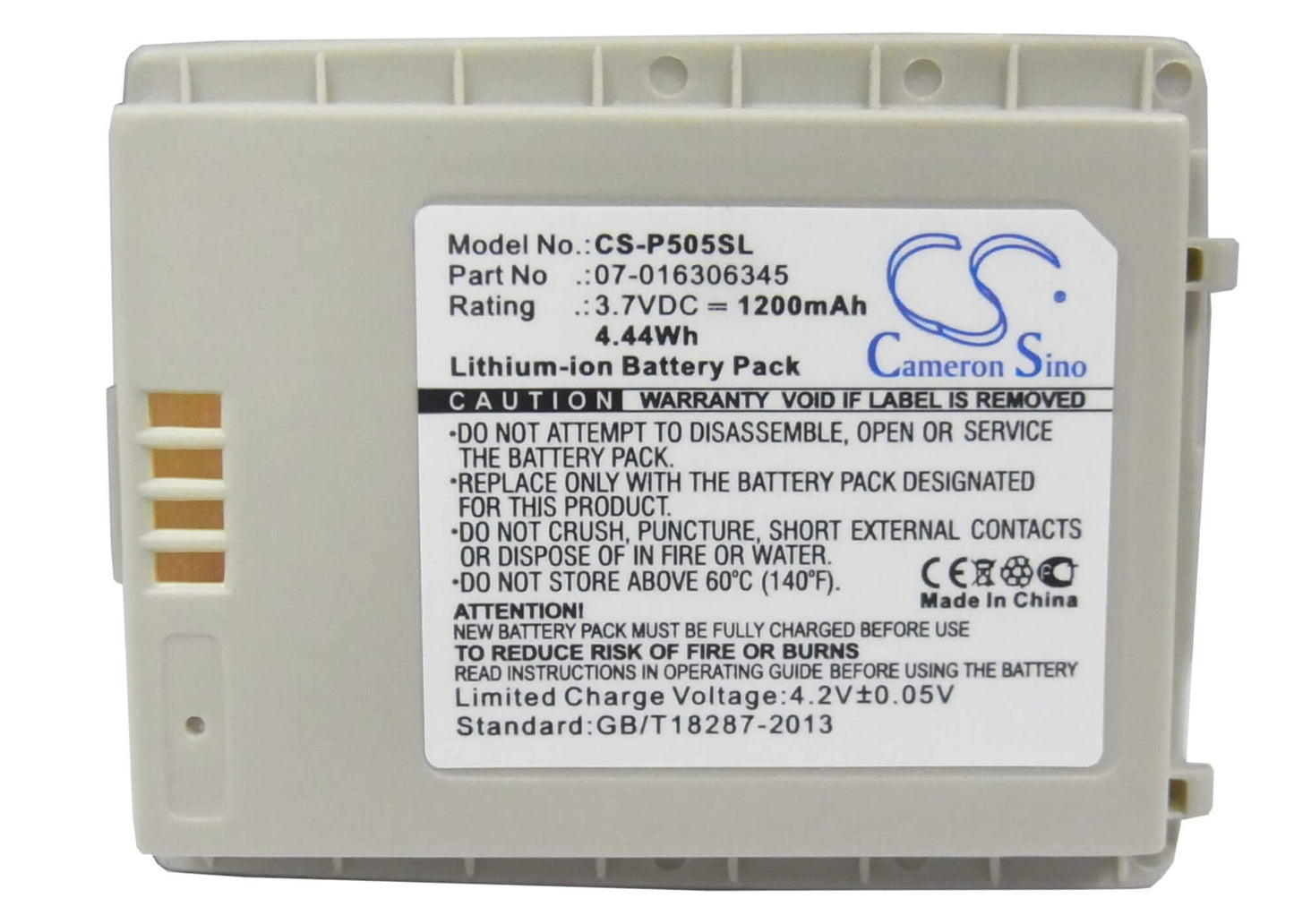3.7V, 1200mAh, Li-ion Battery fits Asus, A8100, Mypal P505, 4.44Wh