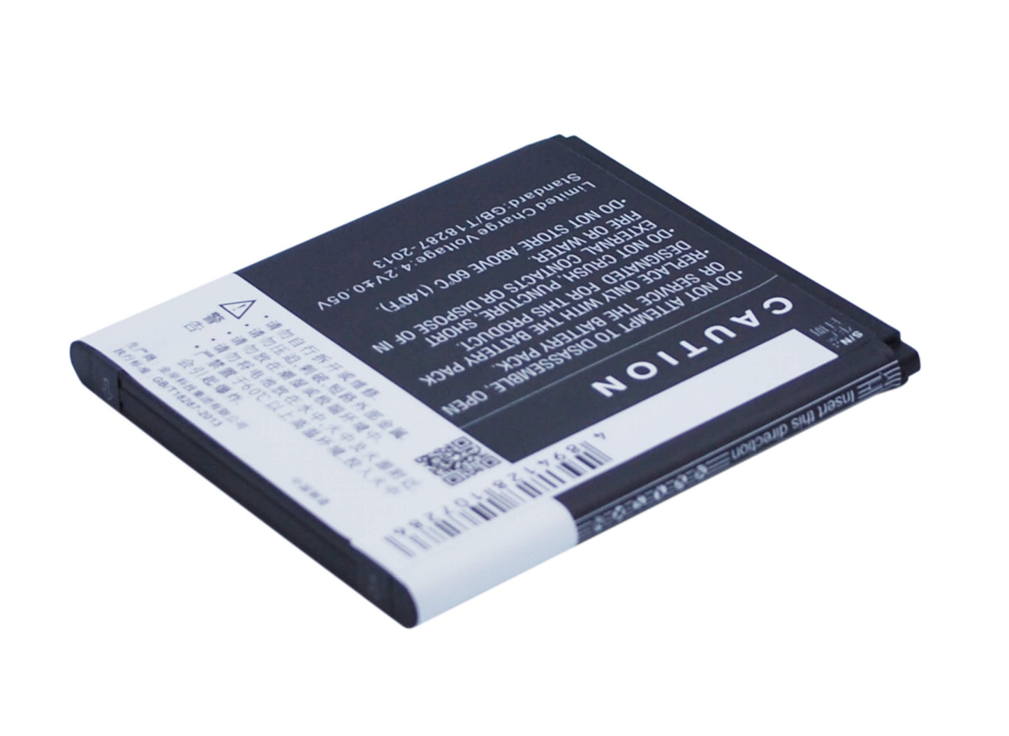 3.7V, 1500mAh, Li-ion Battery fits Kazam, Trooper 2 4.0, Trooper 2 X4.0, 5.55Wh