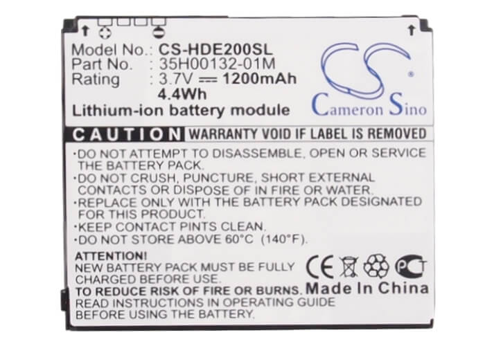 3.7V, 1200mAh, Li-ion Battery fits Google, G5, N1, 4.44Wh