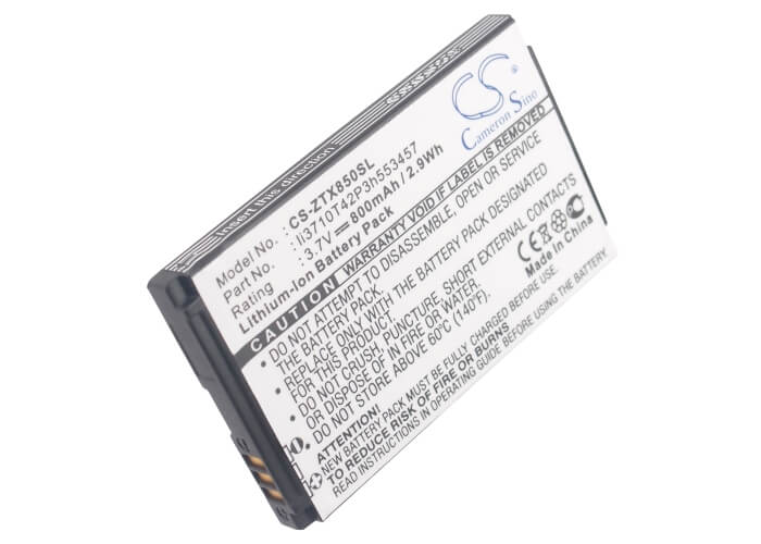 3.7V, 800mAh, Li-ion Battery fits Dell, Xcd28, 2.96Wh