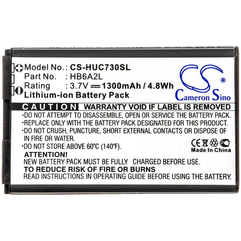 3.7V, 1300mAh, Li-ion Battery fits Esia, Online, Starlight, 4.81Wh