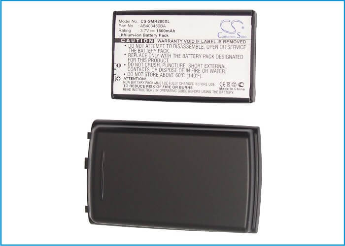 3.7V, 1600mAh, Li-ion Battery fits Samsung, Sch-r200, 5.92Wh
