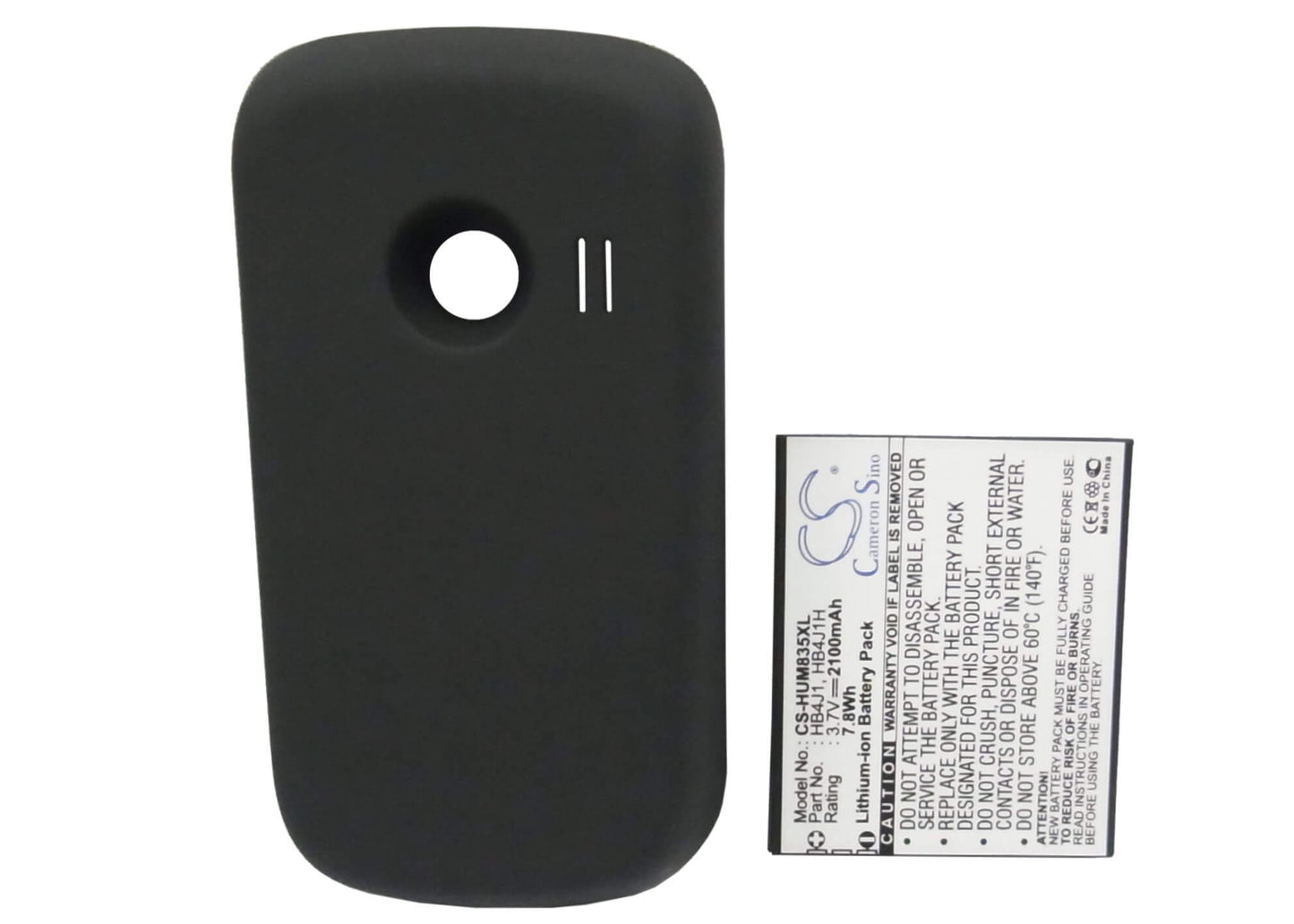 3.7V, 2100mAh, Li-ion Battery fits Metropcs, M835, 7.77Wh
