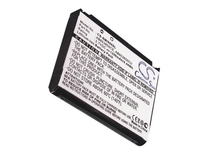 3.7V, 1200mAh, Li-ion Battery fits Samsung, Galaxy, Gt-i6500u, 4.44Wh