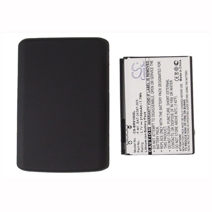 3.7V, 2100mAh, Li-ion Battery fits Blackberry, Pearl 9100, 7.77Wh