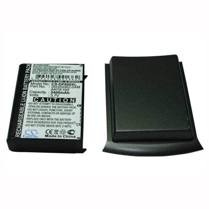 3.7V, 2400mAh, Li-ion Battery fits Dopod, M700, P800, 8.88Wh