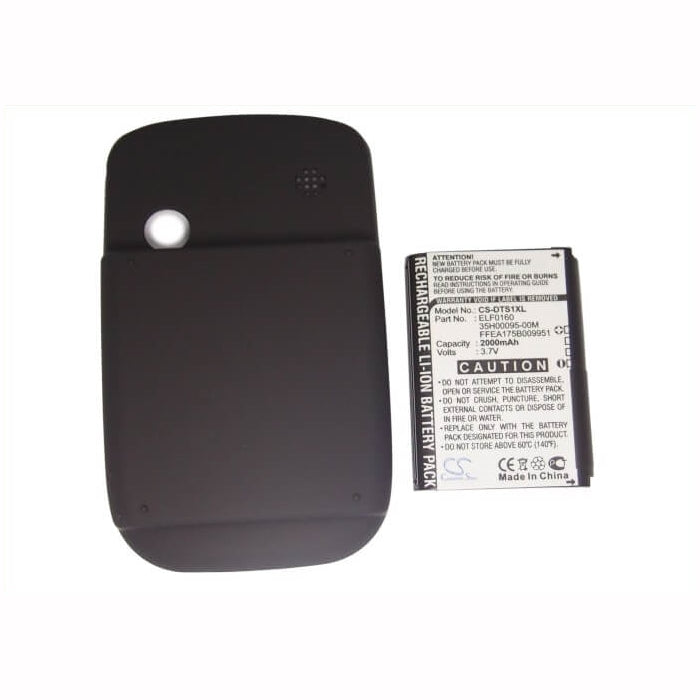 3.7V, 2000mAh, Li-ion Battery fits Dopod, S1, S500, 7.4Wh
