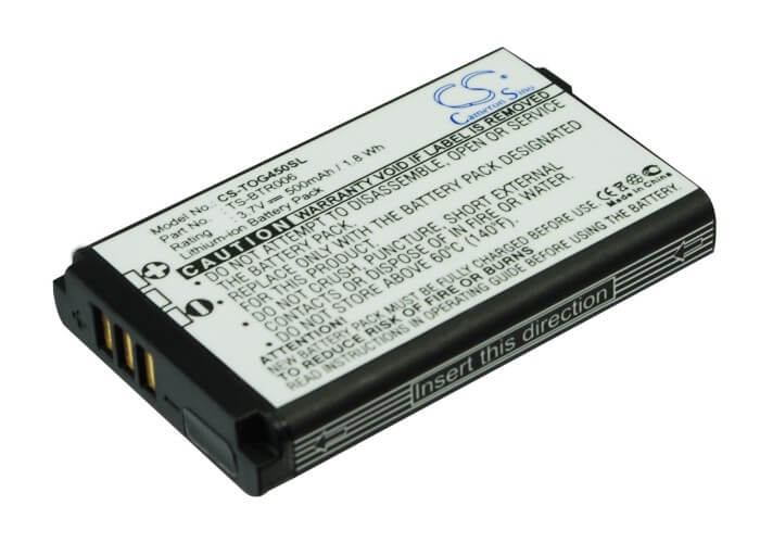 3.7V, 500mAh, Li-ion Battery fits Toshiba, G450, 1.85Wh