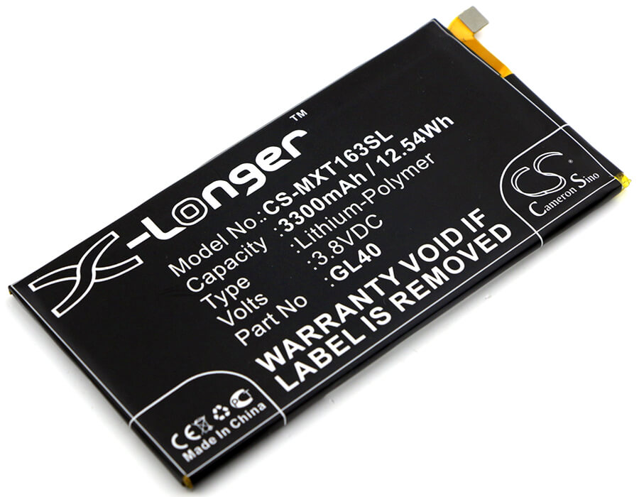 3.8V, 3300mAh, Li-Polymer Battery fits Motorola, Moto Z Play, Moto Z Play Droid, 12.54Wh
