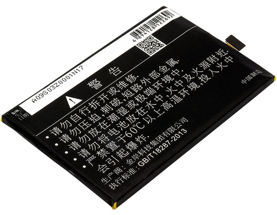 3.8V, 4000mAh, Li-Polymer Battery fits Gionee, Gn5001, Gn5001l, 15.2Wh