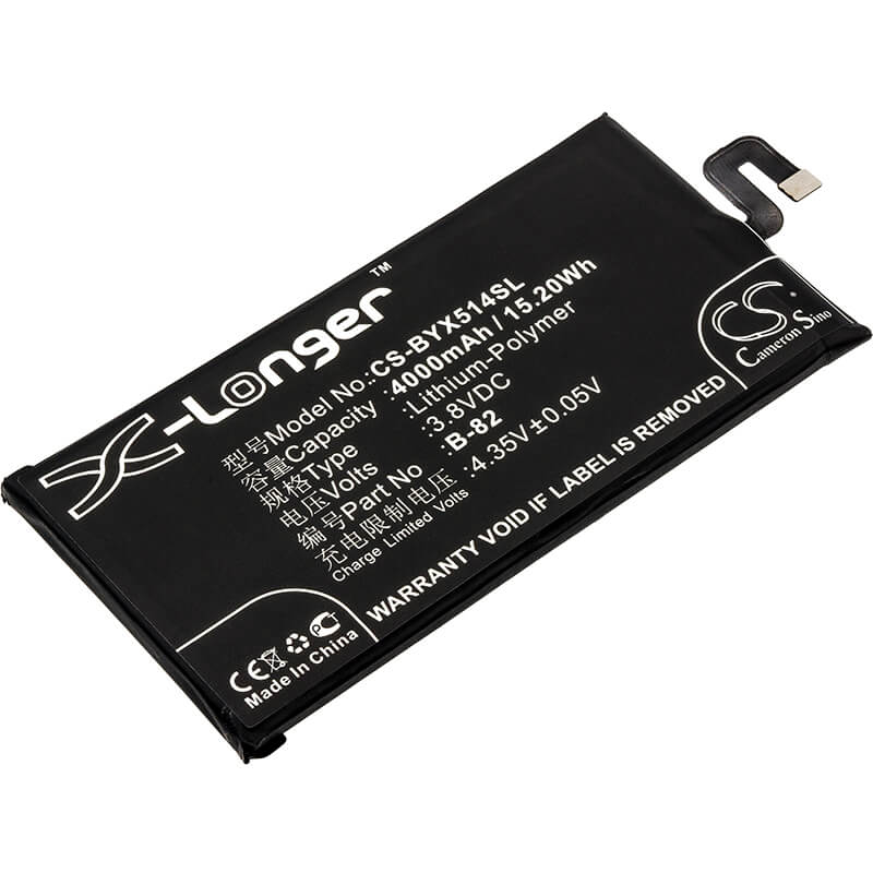 3.8V, 4000mAh, Li-Polymer Battery fits Vivo, X5 Max S, X5max S, 15.2Wh