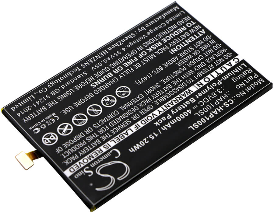 3.8V, 4000mAh, Li-Polymer Battery fits Highscreen, Power Ice, 15.2Wh
