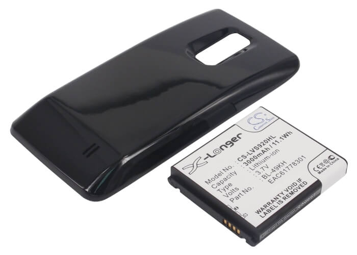 3.7V, 3000mAh, Li-ion Battery fits Verizon, Spectrum, Spectrum Vs920, 11.1Wh
