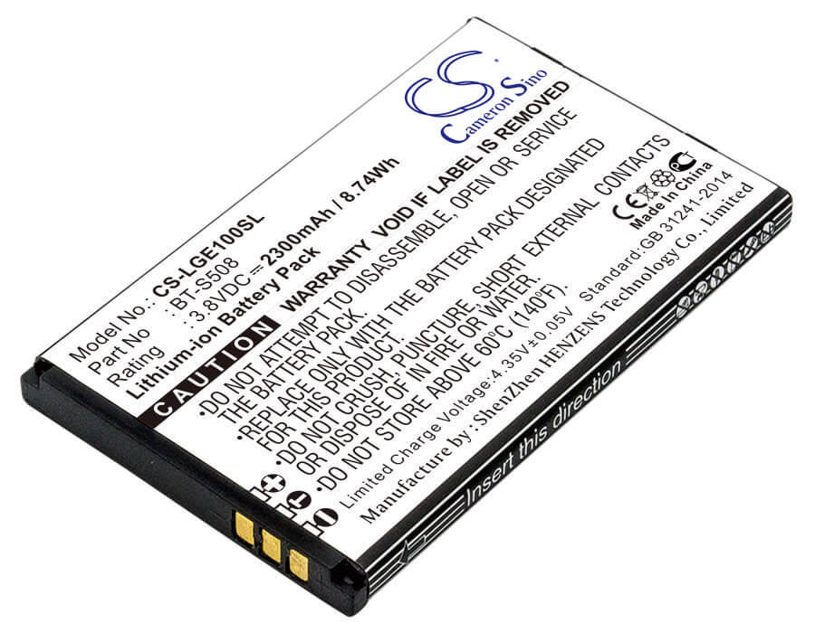 3.8V, 2300mAh, Li-ion Battery fits Leagoo, Elite Y, 8.74Wh