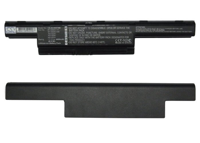 11.1V, 4400mAh, Li-ion Battery fits Emachines, D442, D528, 48.84Wh