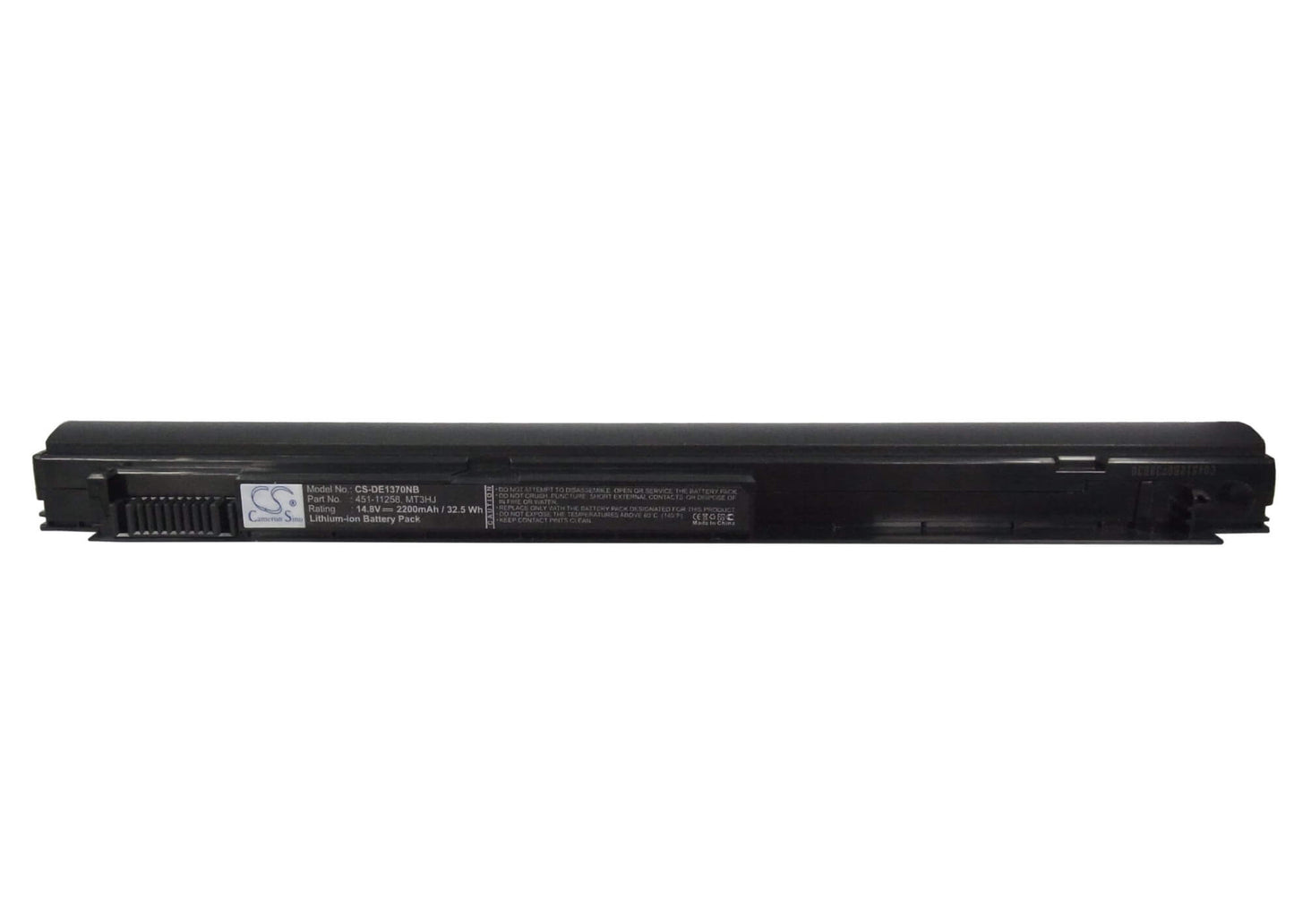14.8V, 2200mAh, Li-ion Battery fits Dell, Inspiron 1370, Inspiron 13z 1370, 32.56Wh