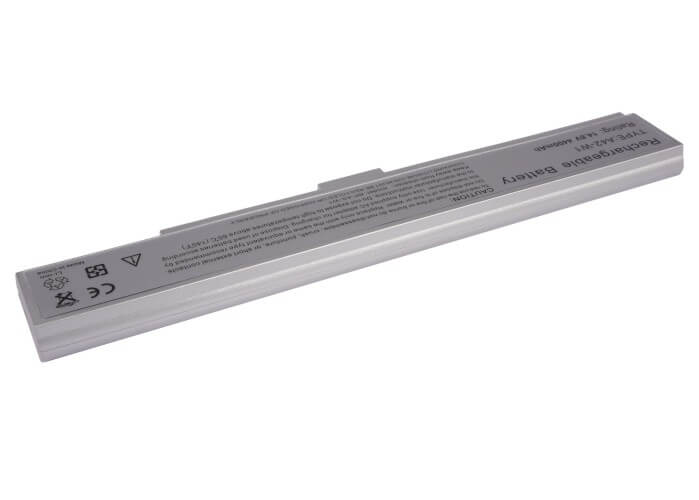 14.8V, 4400mAh, Li-ion Battery fits Asus, W1, W1000, 65.12Wh