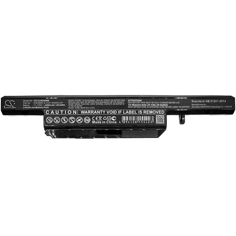 11.1V, 4400mAh, Li-ion Battery fits Hasee, Cw65s08, K680e-g, 48.84Wh