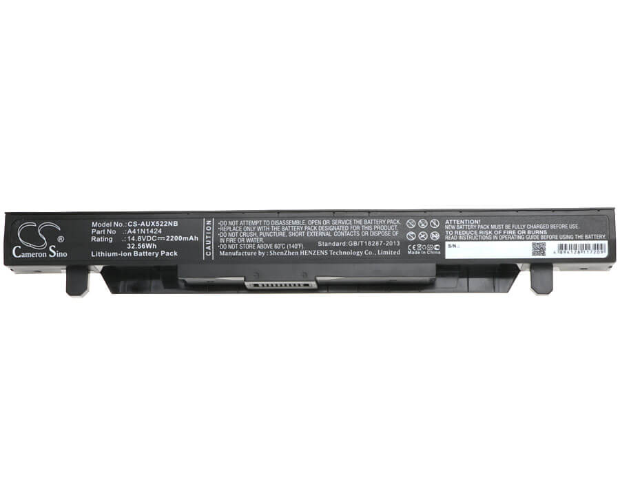 14.8V, 2200mAh, Li-ion Battery fits Asus, Fx-plus, Gl552, 32.56Wh