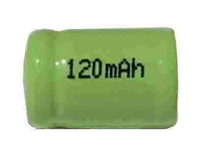1/3 aaa 120 mah nimh battery - flat top