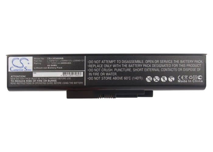 11.1V, 4400mAh, Li-ion Battery fits Lenovo, E46, E46a, 48.84Wh