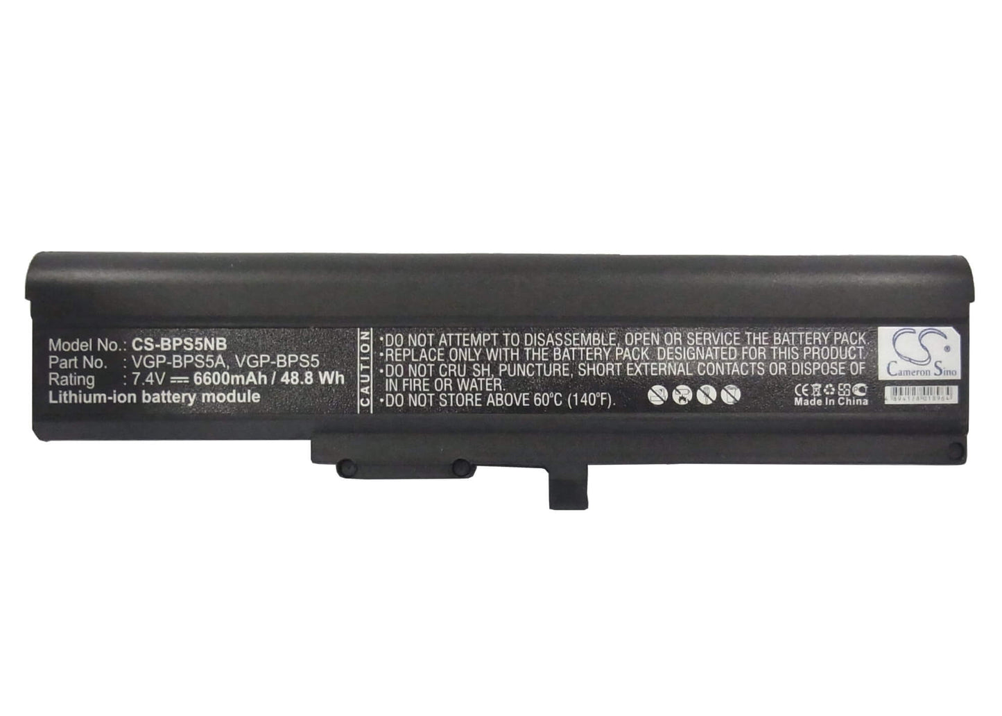7.4V, 6600mAh, Li-ion Battery fits Sony, Aio Tx36tp, Aio Tx37tp, 48.84Wh