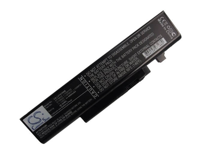 11.1V, 4400mAh, Li-ion Battery fits Lenovo, Ideapad Y470, Ideapad Y470a, 48.84Wh