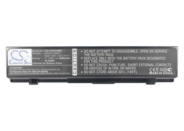 11.1V, 4400mAh, Li-ion Battery fits Lg, Aurora Onote S430, Aurora S530, 48.84Wh