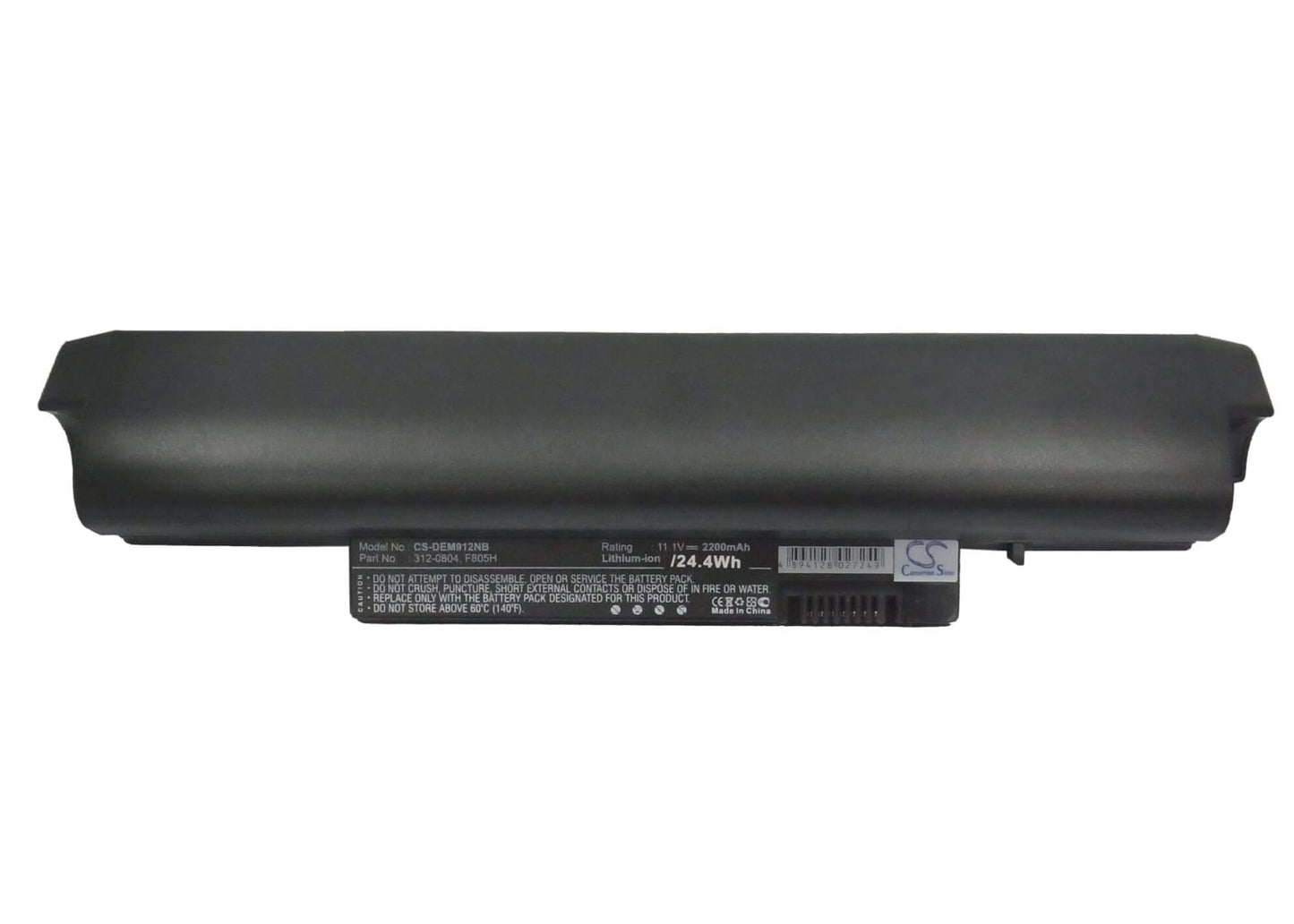11.1V, 2200mAh, Li-ion Battery fits Dell, Inspiron 1210, Inspiron Mini 12, 24.42Wh