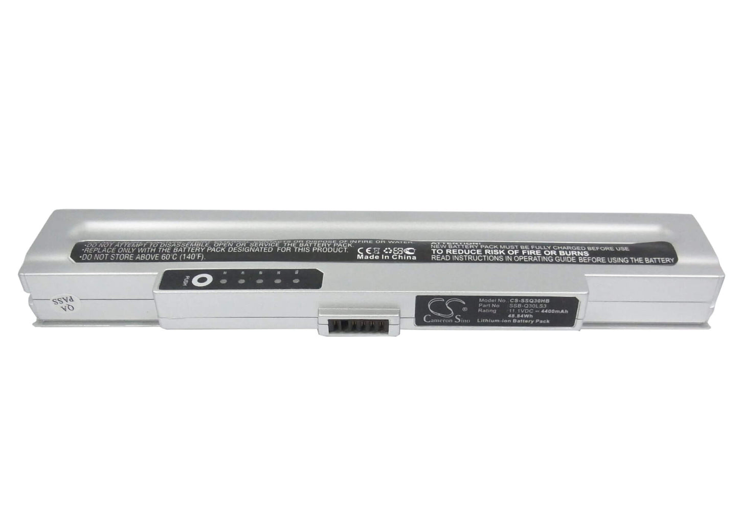 11.1V, 4400mAh, Li-ion Battery fits Samsung, Np-q40, Q30 Hwc 733, 48.84Wh